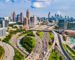 busy highways in atlanta