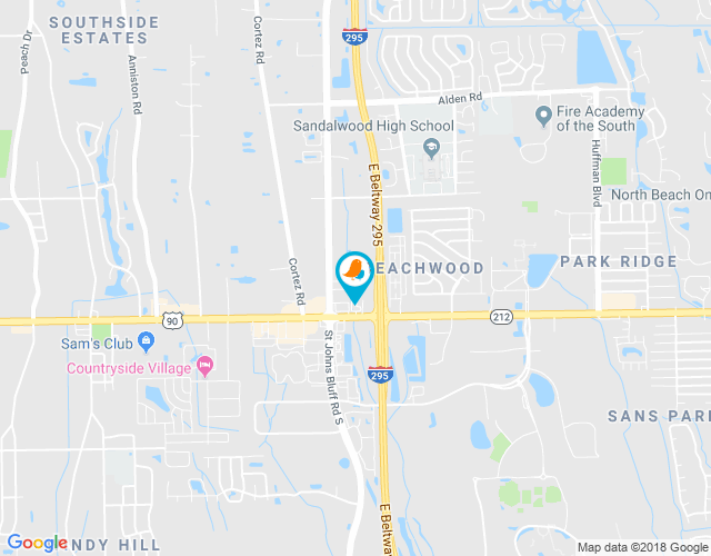 Get Directions to InTown Suites Extended Stay Jacksonville FL – Beach Blvd