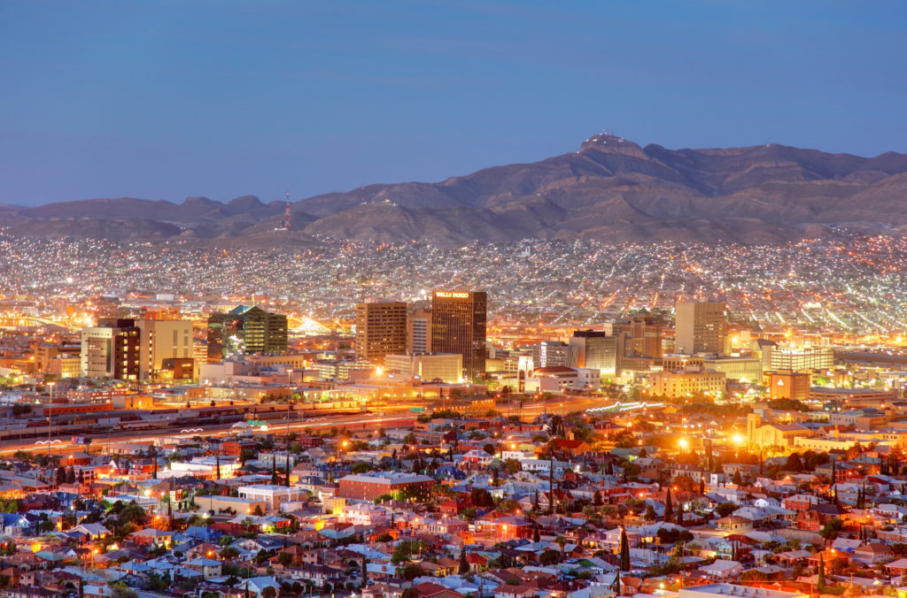 El Paso City View On a Western Road Trip