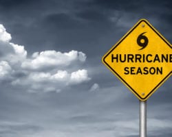 señal de evacuación del huracán florida