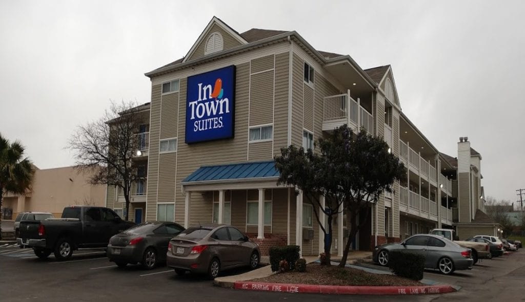 Exterior photo of INTOWN SUITES EXTENDED STAY SAN ANTONIO TX – AIRPORT.