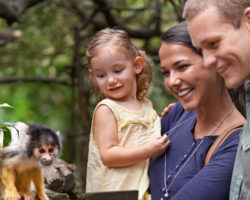Things to do in Houston with kids - family explores zoo