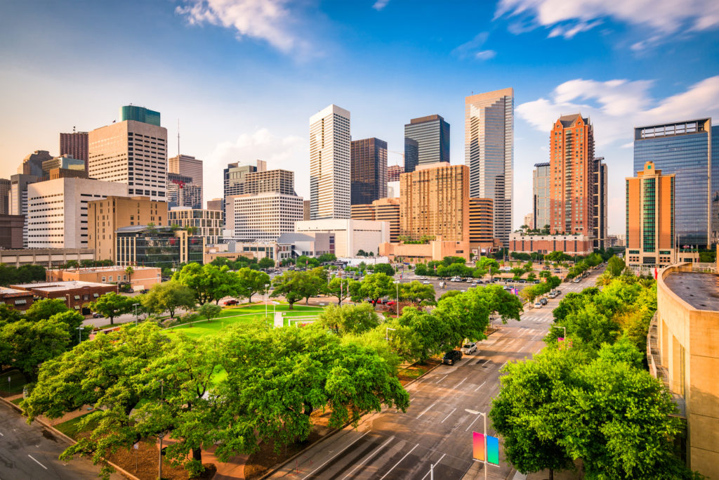 Alquileres a corto plazo Houston Skyline Imagen
