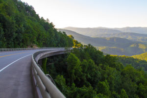 The Great Smoky Mountains are only a short drive from Knoxville.