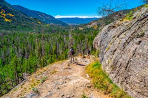 One of the most fun outdoor activities in Denver is hiking in the mountains. 